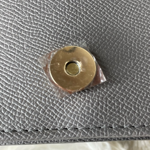 Bebe Monogrammed Black and Gray Crossbody Bag - Picture 9 of 10